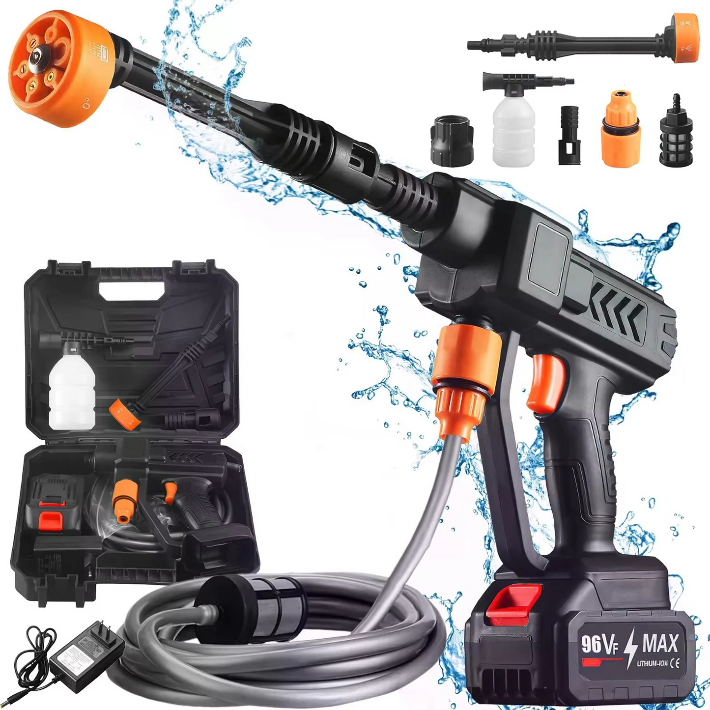 Portable Cordless High-Pressure Car Washer